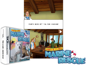 Paws & Claws - Marine Rescue (USA) (NDSi Enhanced) Cover
